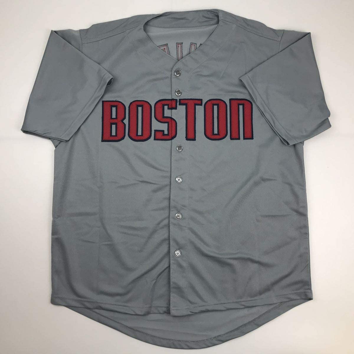 autographed-signed-hanley-ramirez-boston-grey-baseball-jersey-jsa-coa