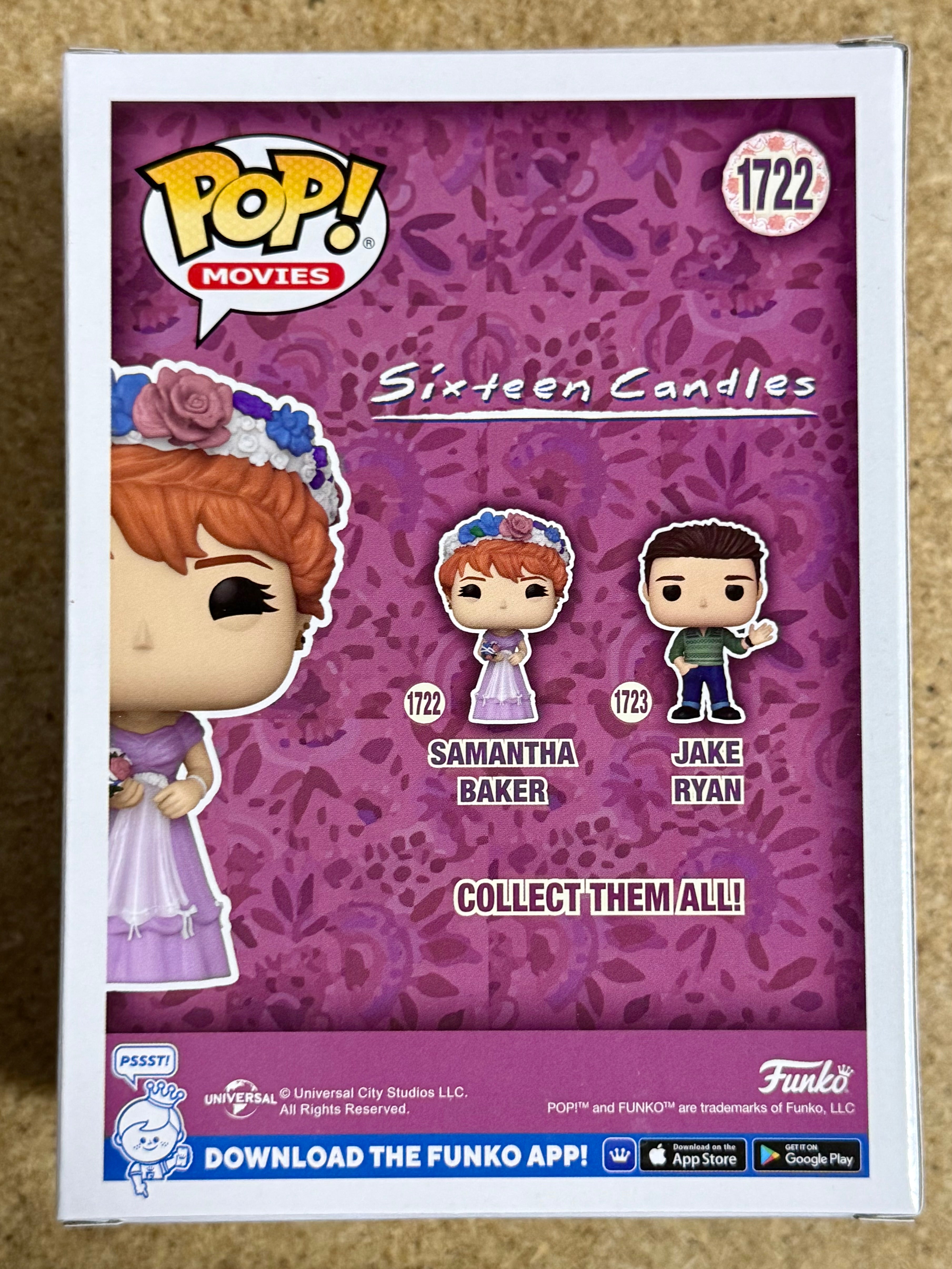 Funko Pop! Movies Samantha Baker #1722 Sixteen Candles 2024 John Hughes
