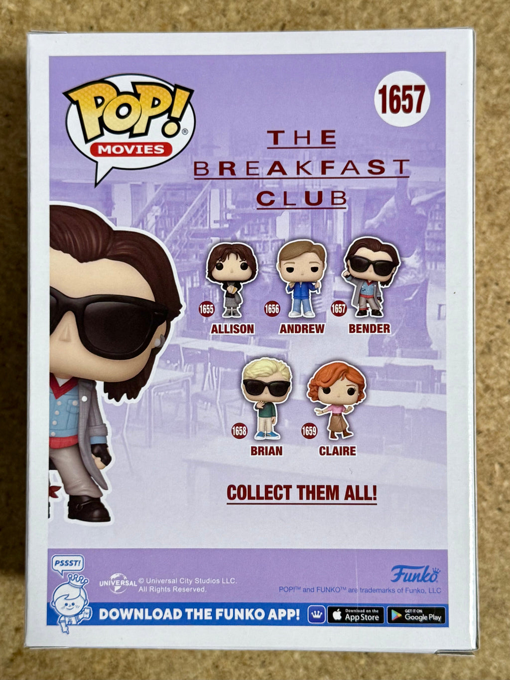 Judd Nelson Signed John Bender Breakfast Club Funko Pop! #1657 With PSA COA