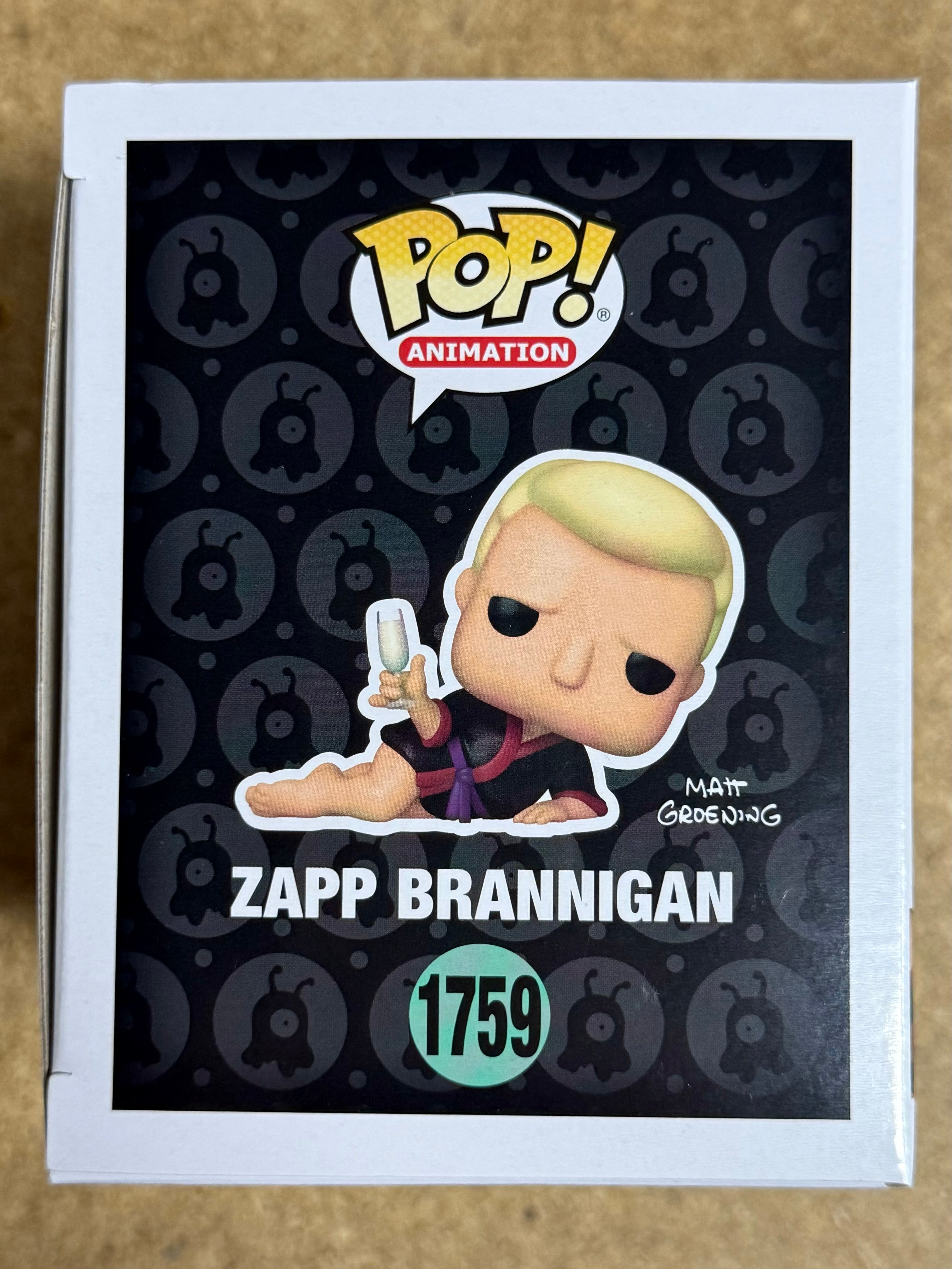 Funko Pop! Animation Zapp Brannigan #1759 Futurama Season Four 2024