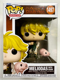 Funko Pop Animation Meliodas With Hawk #1497 Seven Deadly Sins Captain 2023