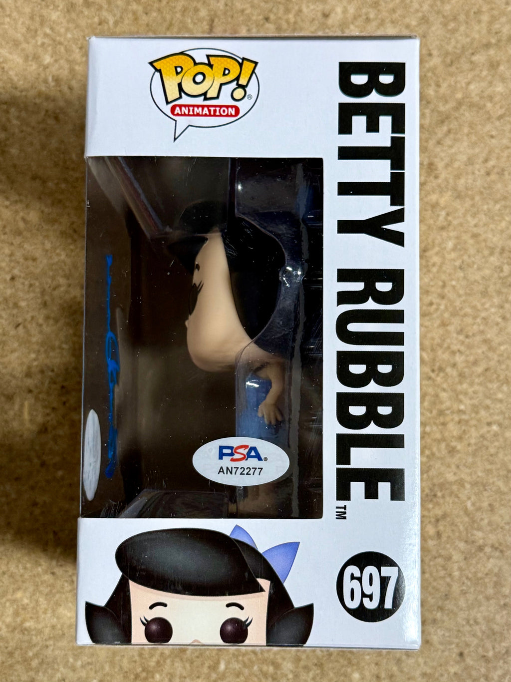 Rosie O’Donnell Signed Flintstones Betty Rubble Funko Pop! #697 With PSA COA
