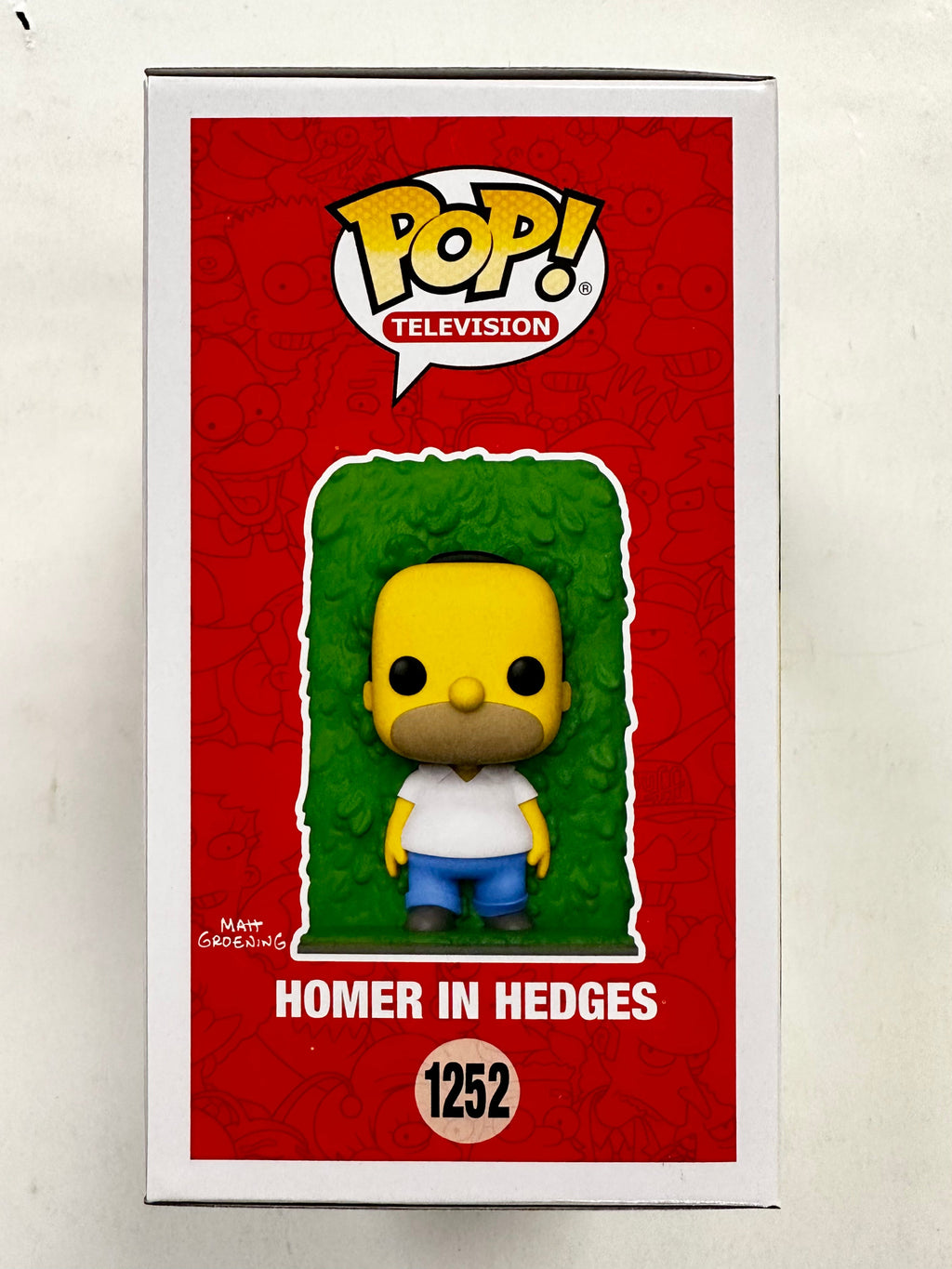 Funko Pop! Television Homer Simpson In Hedges #1252 Simpsons EE 2022 Exclusive