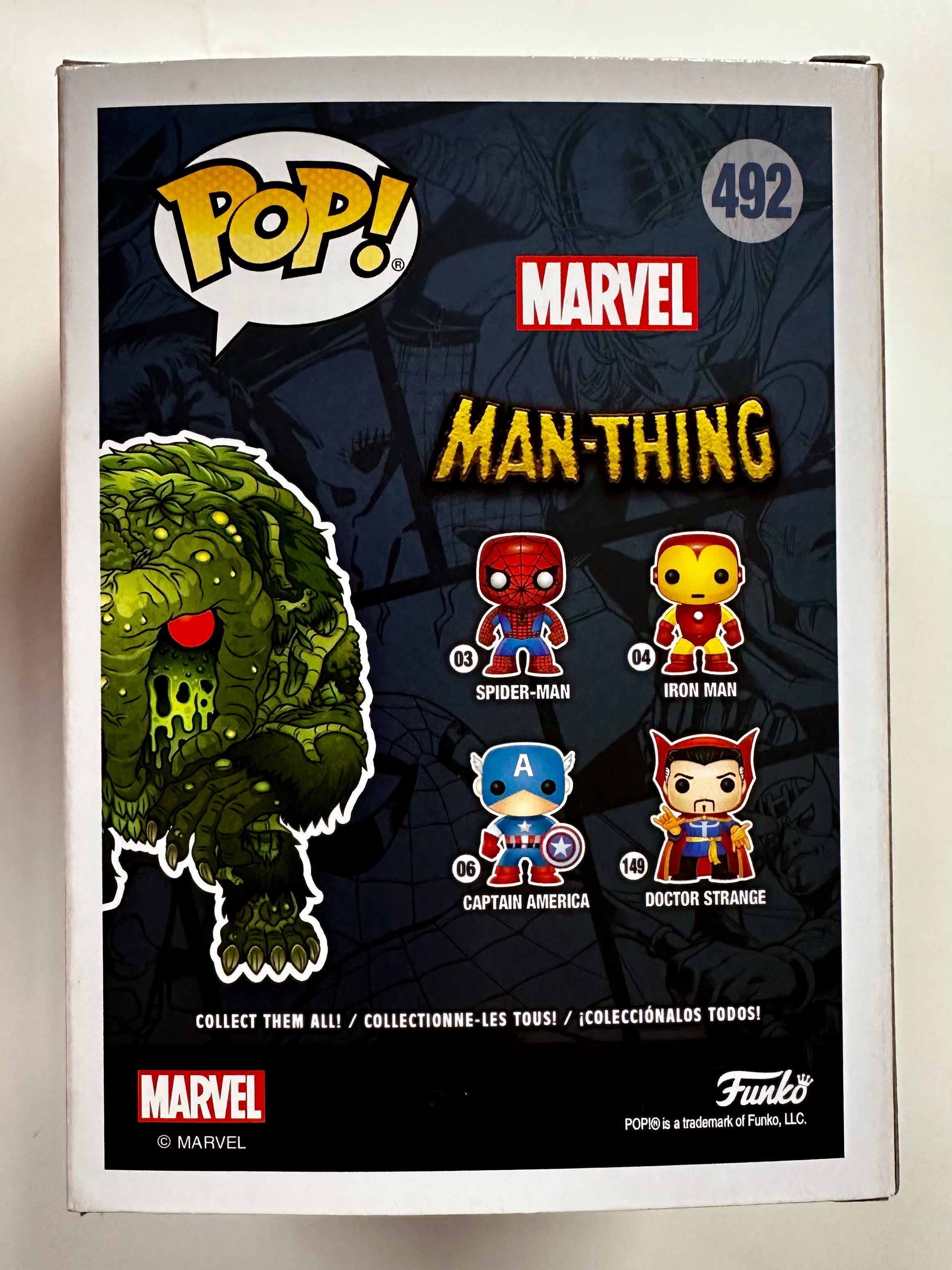 Funko Pop! Marvel Man-Thing #492 SDCC 2019 Summer Con Vaulted Exclusive