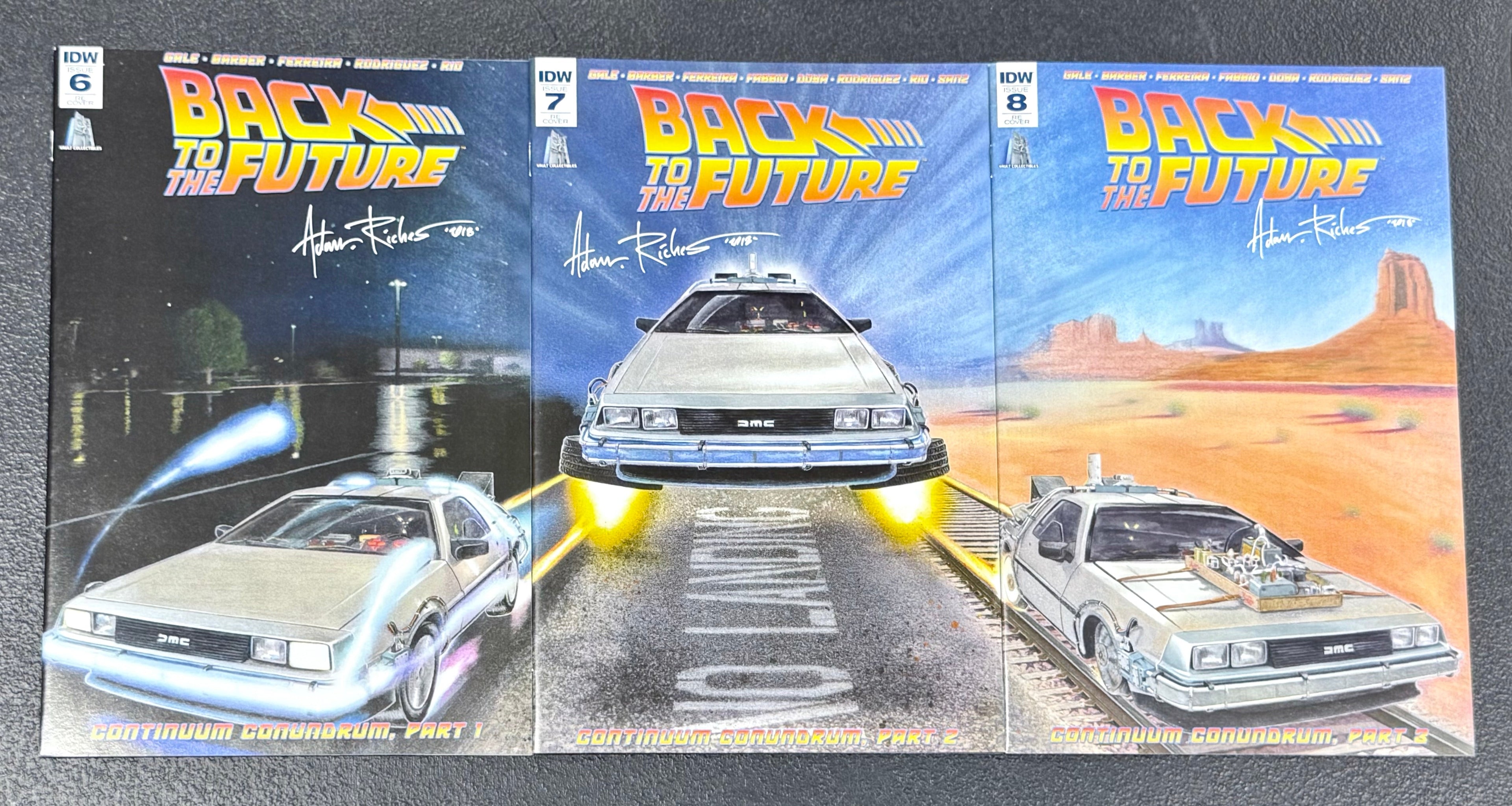 back-to-the-future-6-7-8-signed-adam-riches-vault-collectibles-connecting-exclusive