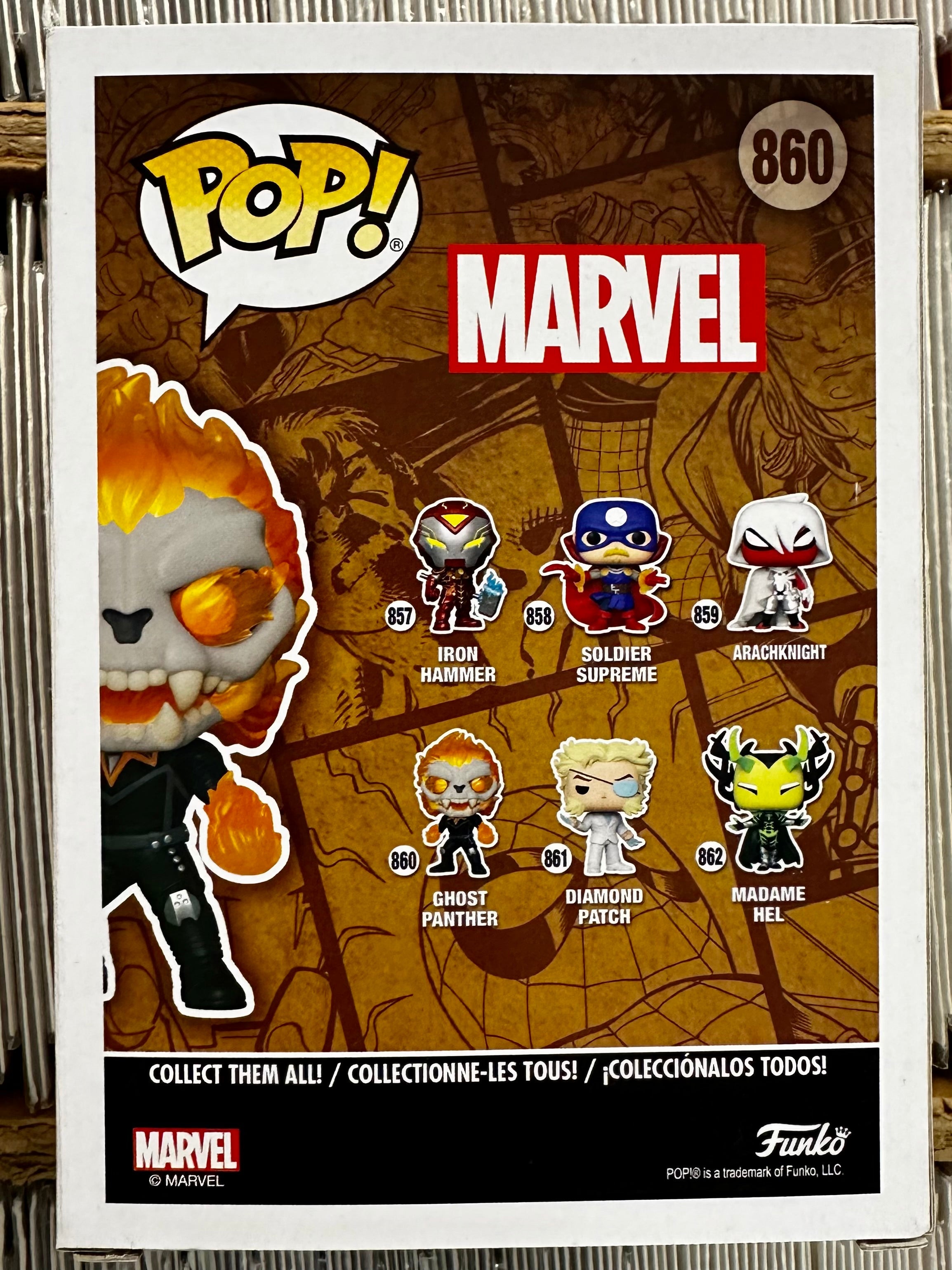 Funko Pop! Marvel Games Ghost Panther #860 Infinity Warps 2021