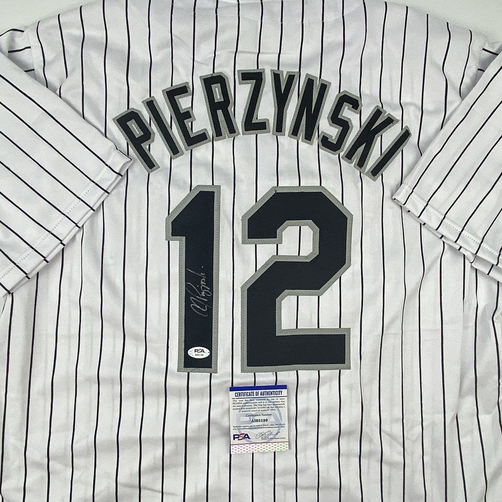 autographed-signed-aj-a-j-pierzynski-chicago-pinstripe-baseball-jersey-psa-dna-coa