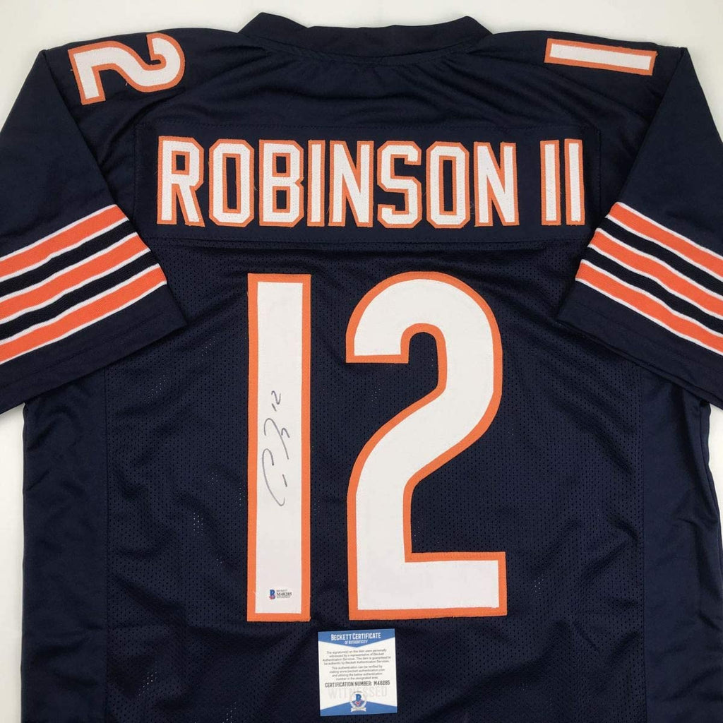 autographed-signed-allen-robinson-ii-chicago-blue-football-jersey-beckett-bas-coa
