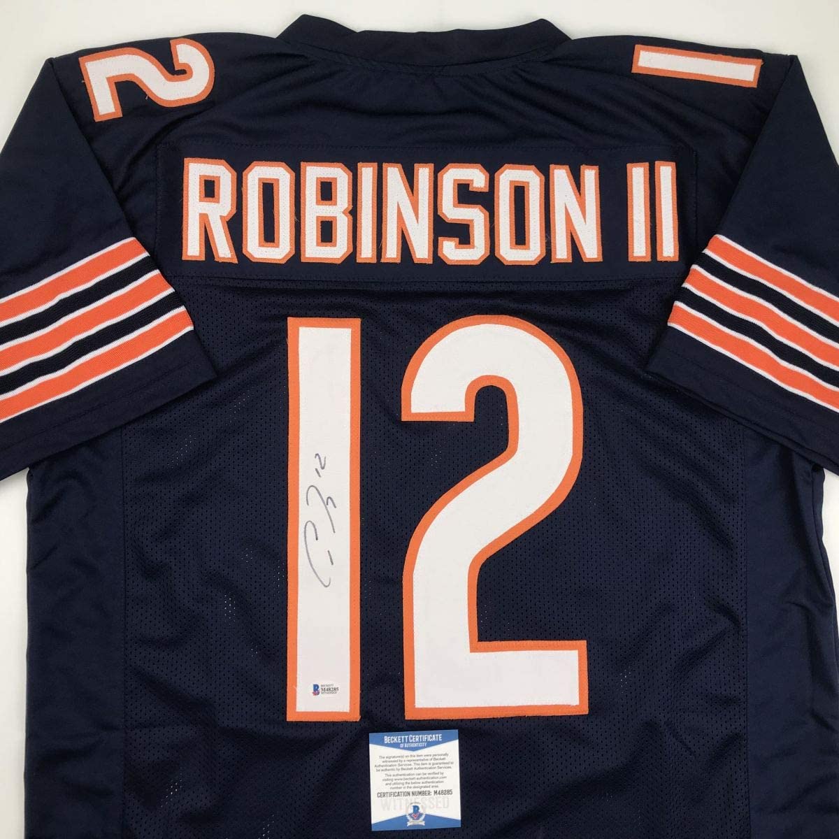 autographed-signed-allen-robinson-ii-chicago-blue-football-jersey-beckett-bas-coa