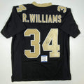 autographed-signed-ricky-williams-new-orleans-black-football-jersey-beckett-bas-coa
