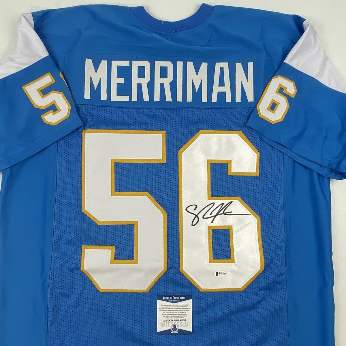 autographed-signed-shawne-merriman-san-diego-powder-blue-football-jersey-beckett-bas-coa