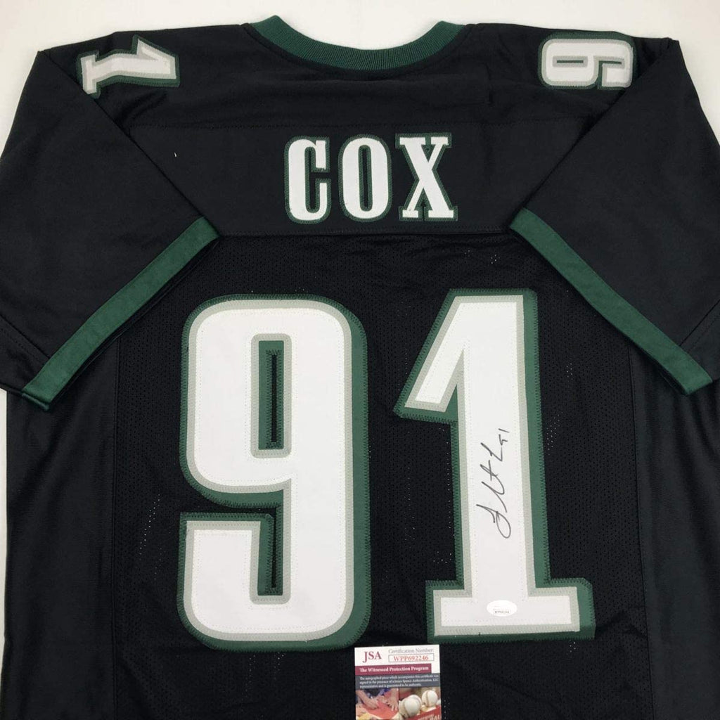 autographed-signed-fletcher-cox-philadelphia-black-football-jersey-jsa-coa