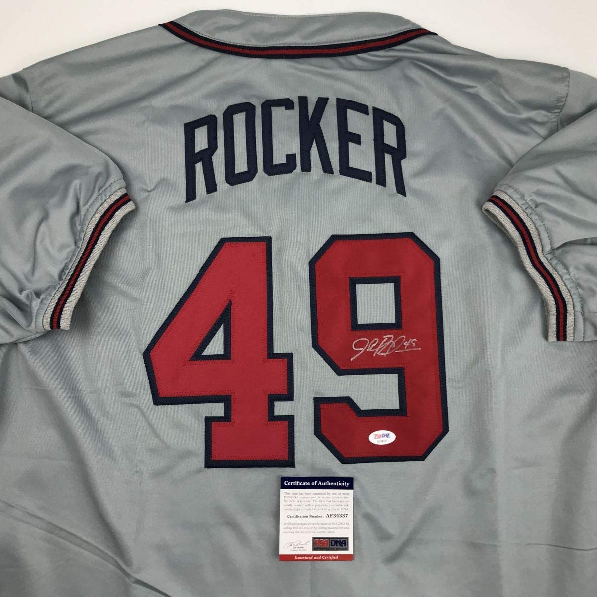 autographed-signed-john-rocker-atlanta-grey-baseball-jersey-psa-dna-coa