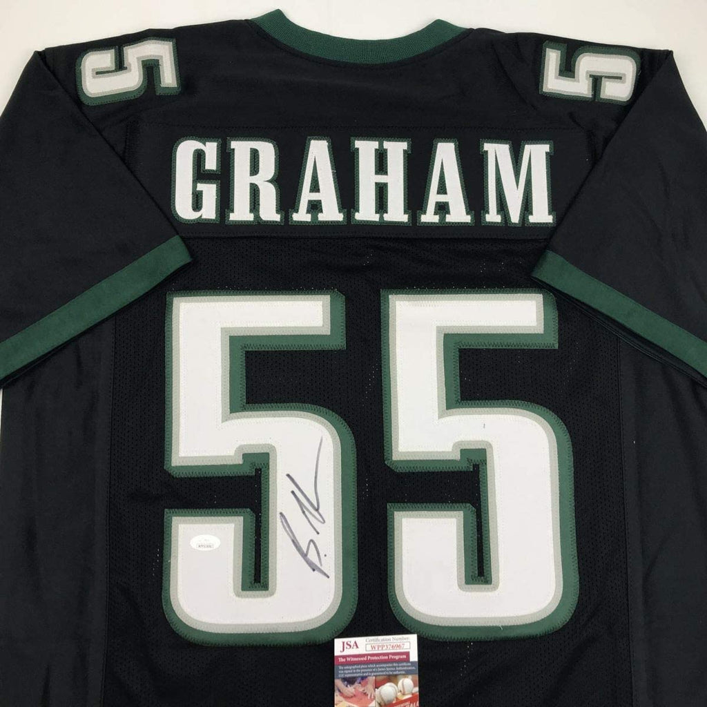 autographed-signed-brandon-graham-philadelphia-black-football-jersey-jsa-coa