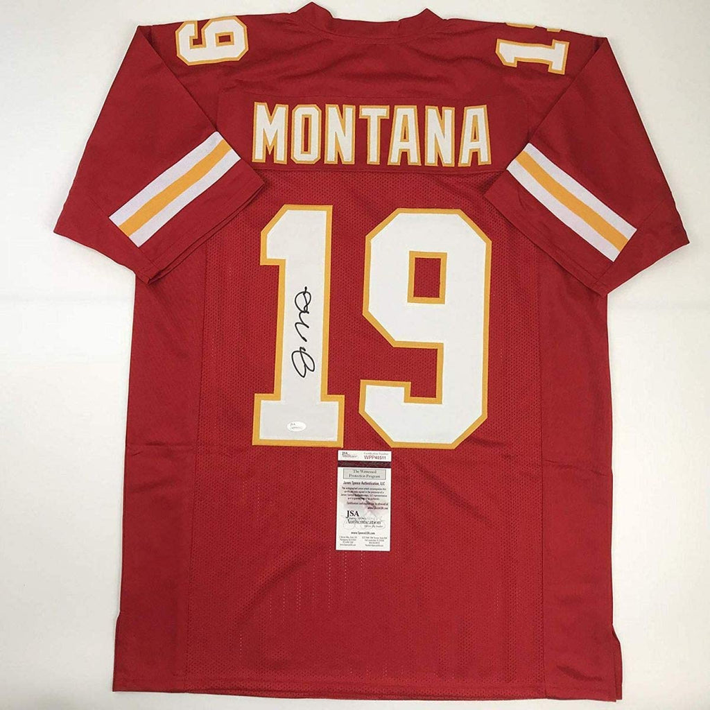 autographed-signed-joe-montana-kansas-city-red-football-jersey-jsa-coa