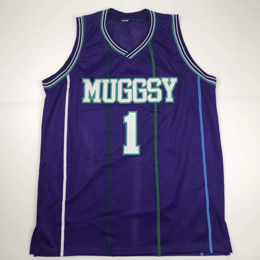 autographed-signed-muggsy-bogues-charlotte-purple-basketball-jersey-psa-dna-coa