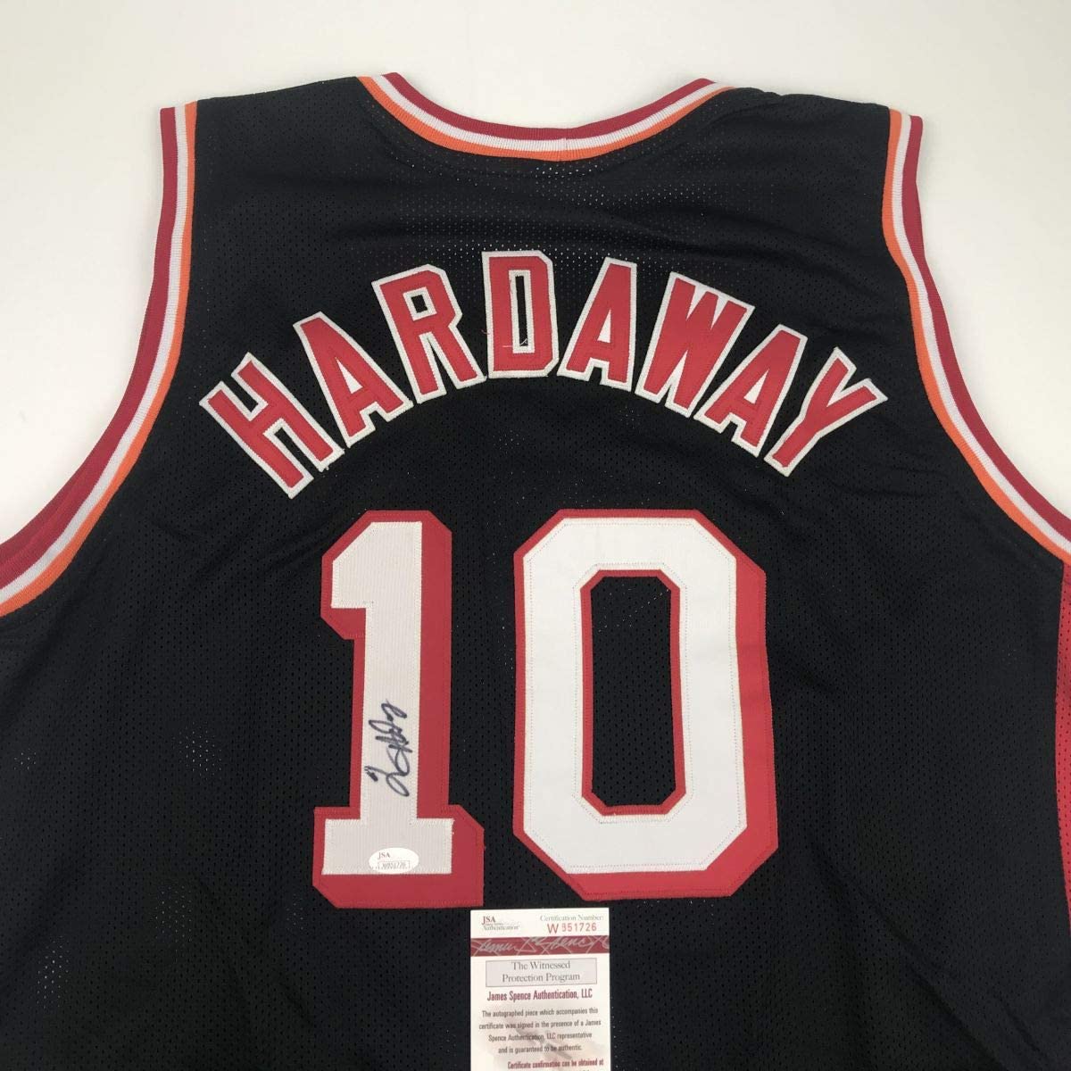 autographed-signed-tim-hardaway-miami-black-basketball-jersey-jsa-coa