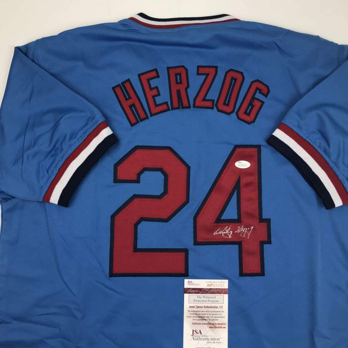 autographed-signed-whitey-herzog-st-louis-blue-baseball-jersey-jsa-coa