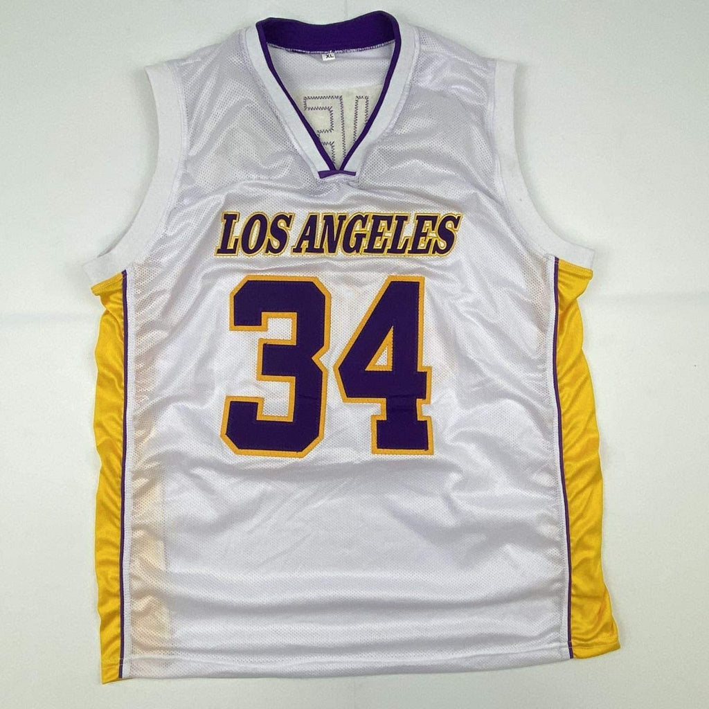 autographed-signed-shaquille-shaq-oneal-los-angeles-la-white-basketball-jersey-jsa-coa