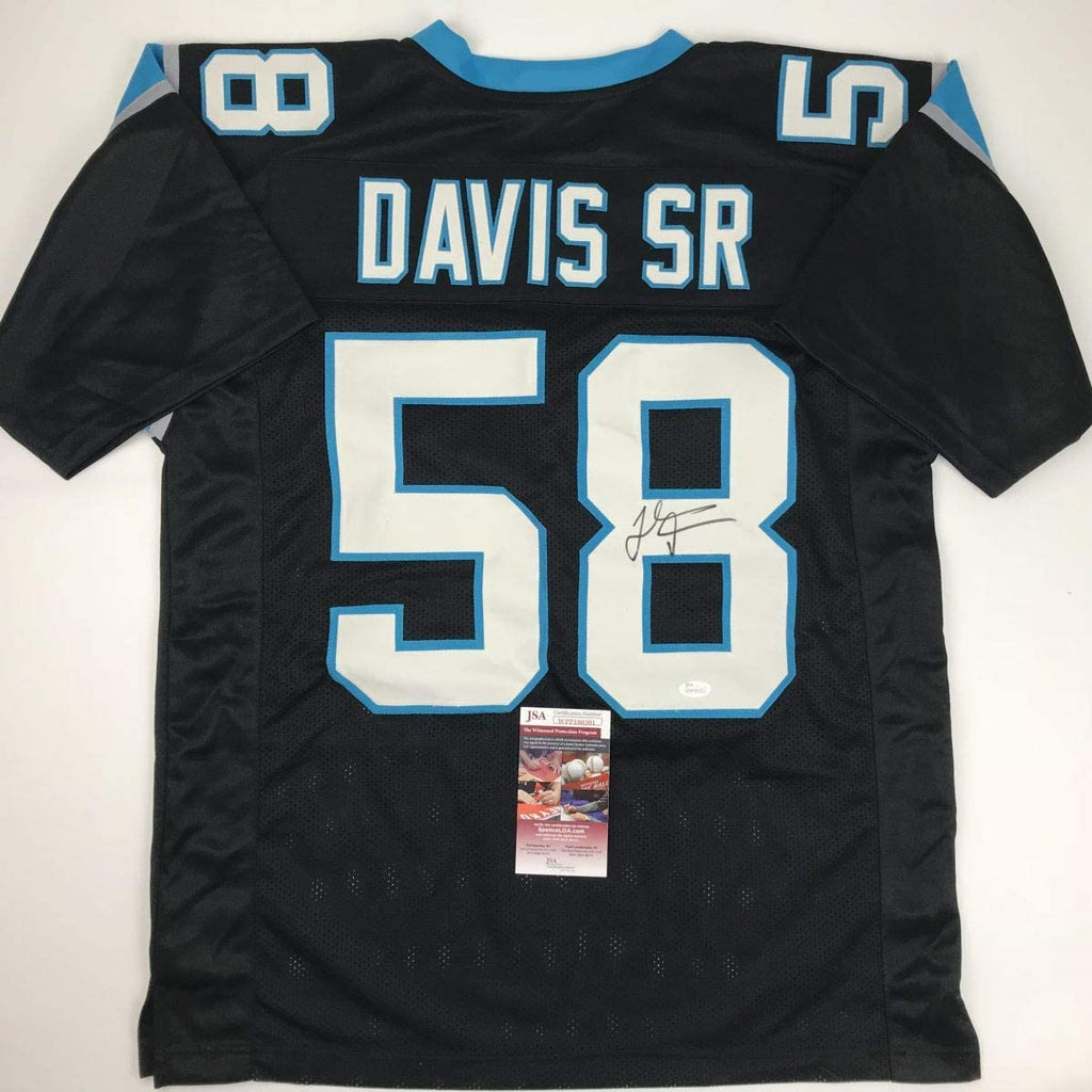 autographed-signed-thomas-davis-sr-carolina-black-football-jersey-jsa-coa