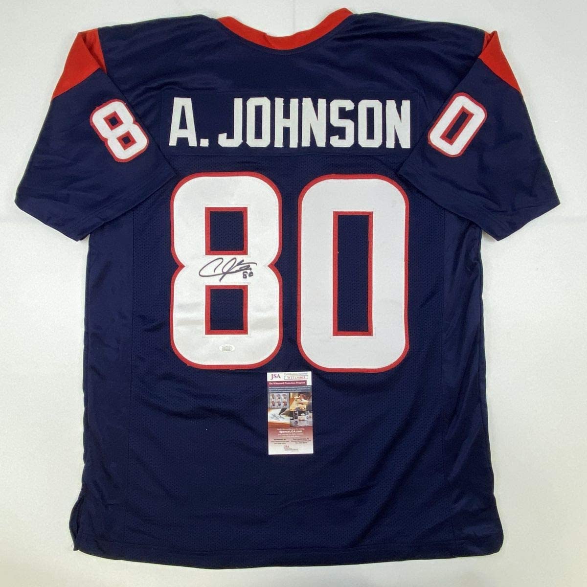 autographed-signed-andre-johnson-houston-blue-football-jersey-jsa-coa
