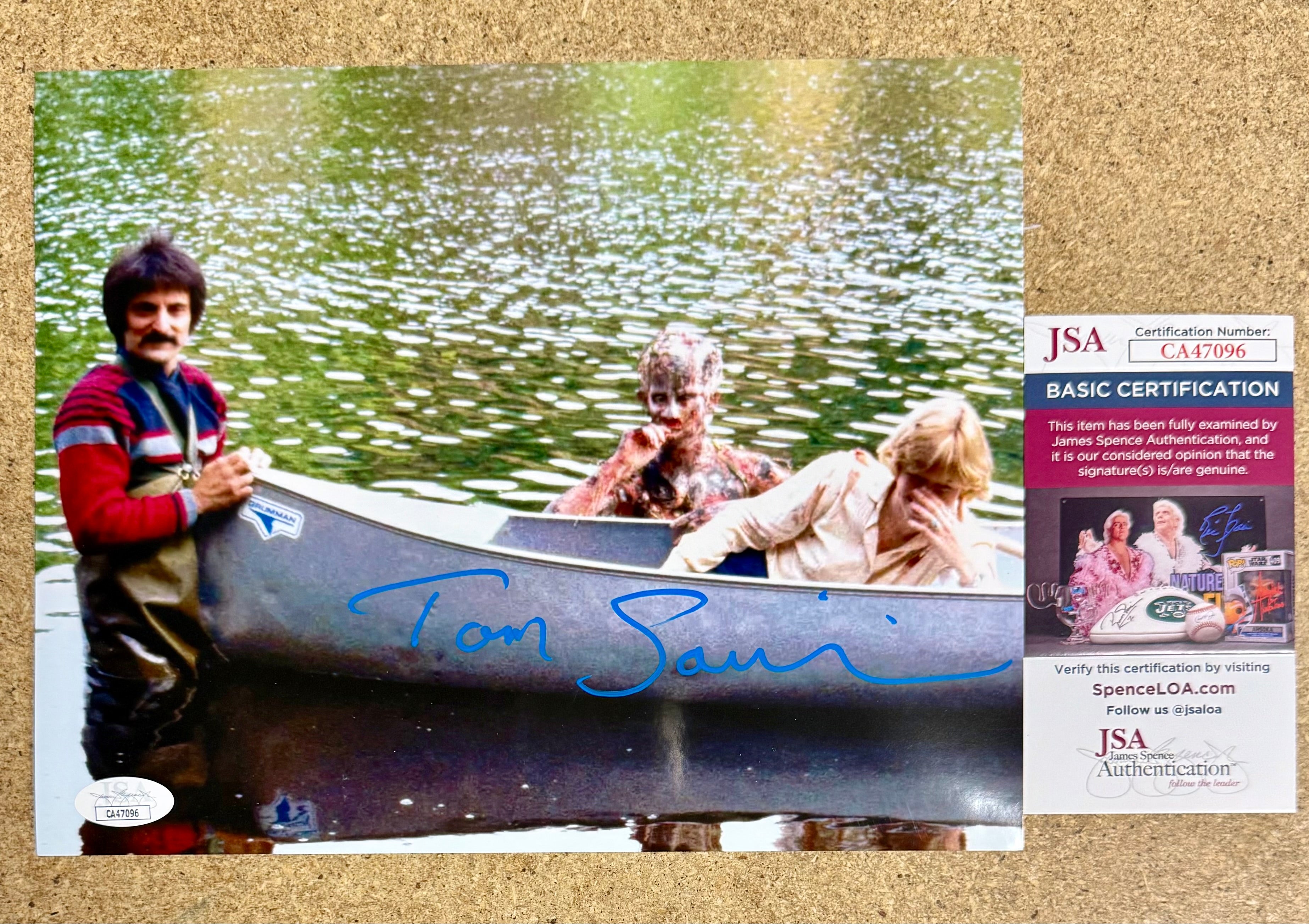 actor-make-up-artist-tom-savini-signed-friday-the-13th-8x10-photo-with-jsa-coa