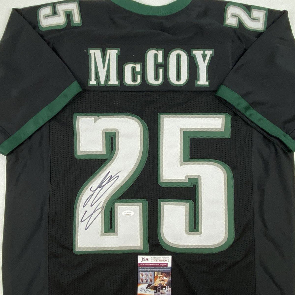 autographed-signed-lesean-mccoy-philadelphia-black-football-jersey-jsa-coa