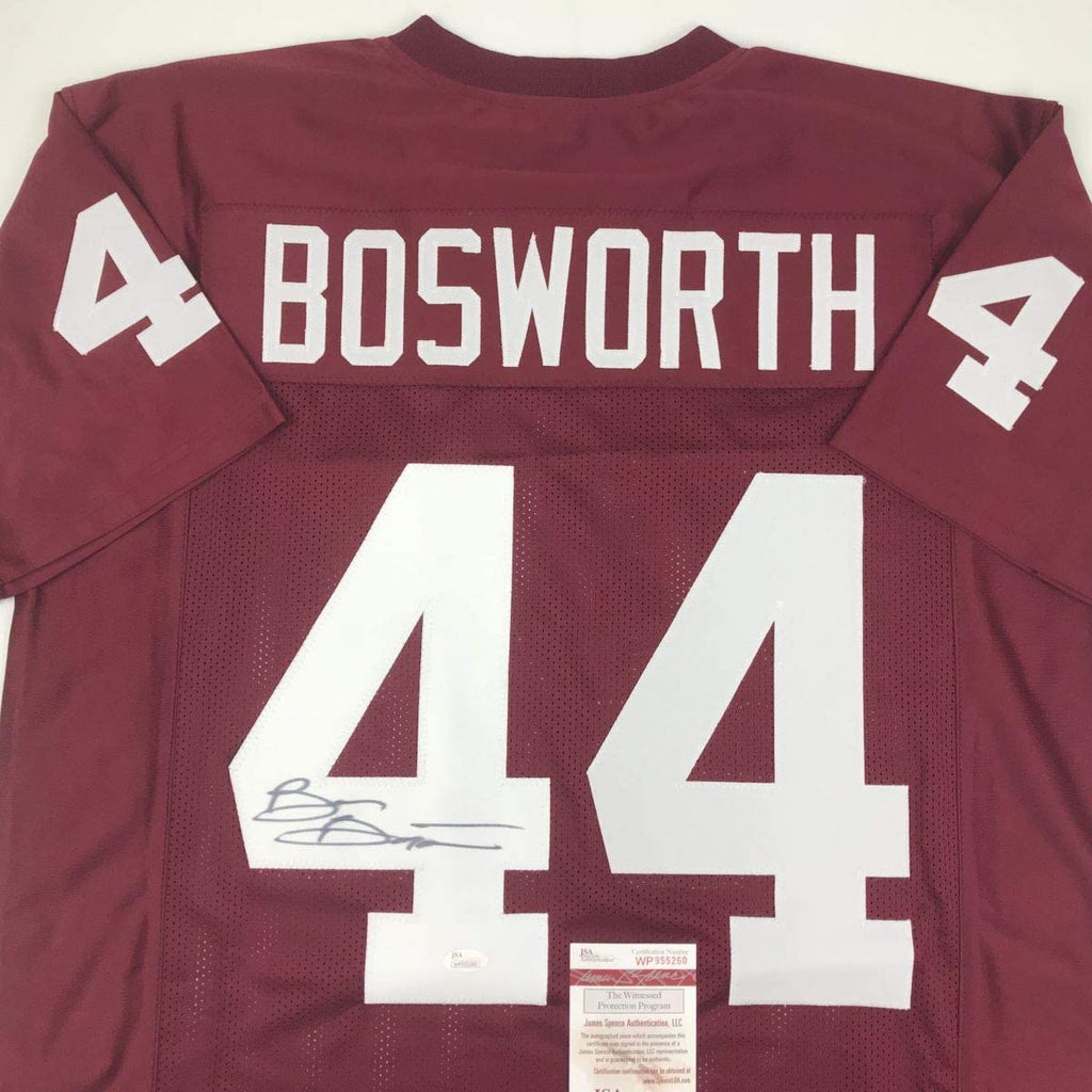 autographed-signed-brian-bosworth-oklahoma-red-college-football-jersey-jsa-coa