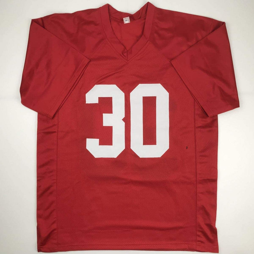 autographed-signed-mike-rozier-heisman-1983-nebraska-red-college-football-jersey-jsa-coa