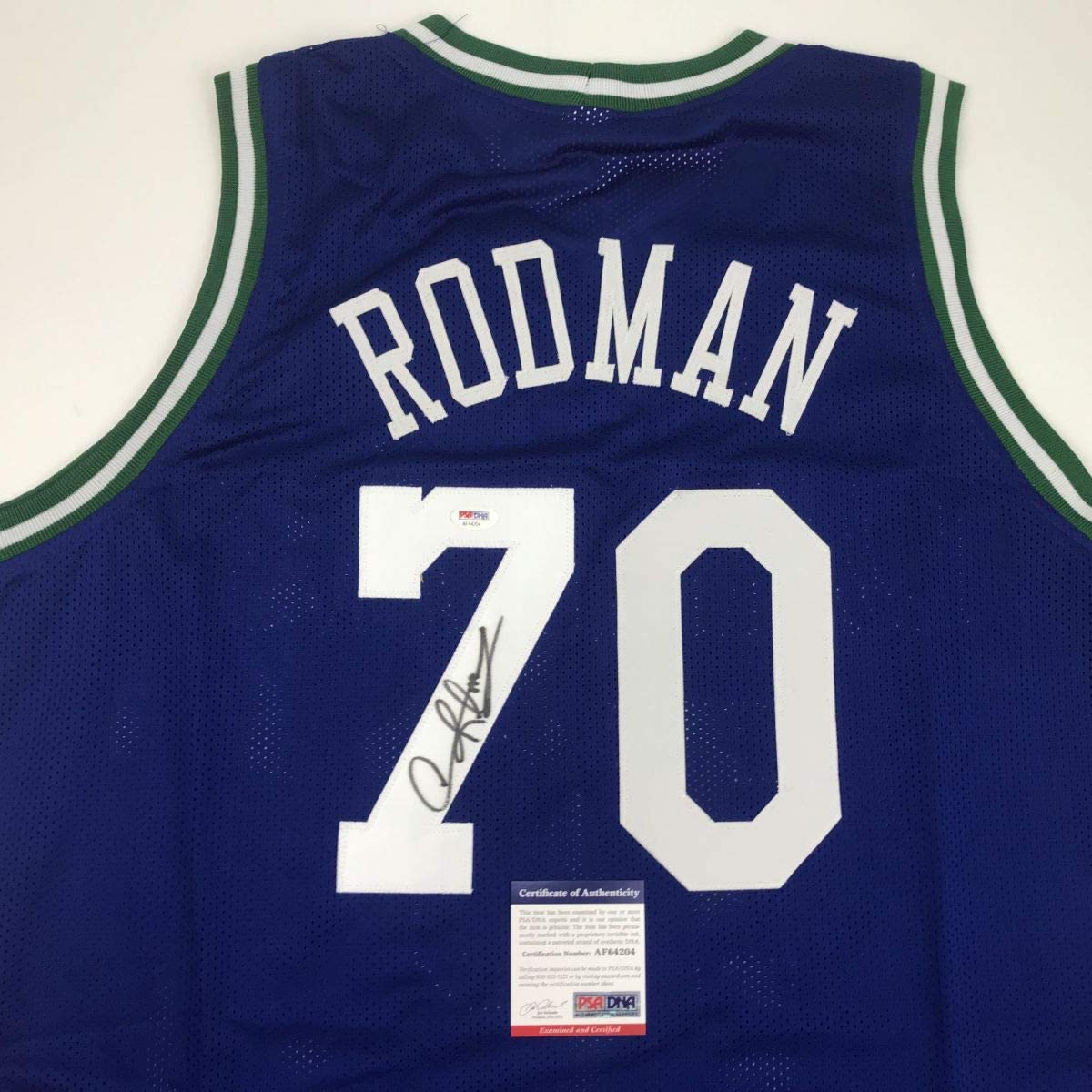 autographed-signed-dennis-rodman-dallas-blue-basketball-jersey-psa-dna-coa