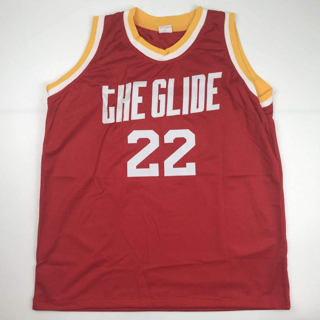 autographed-signed-clyde-drexler-houston-red-basketball-jersey-beckett-bas-coa