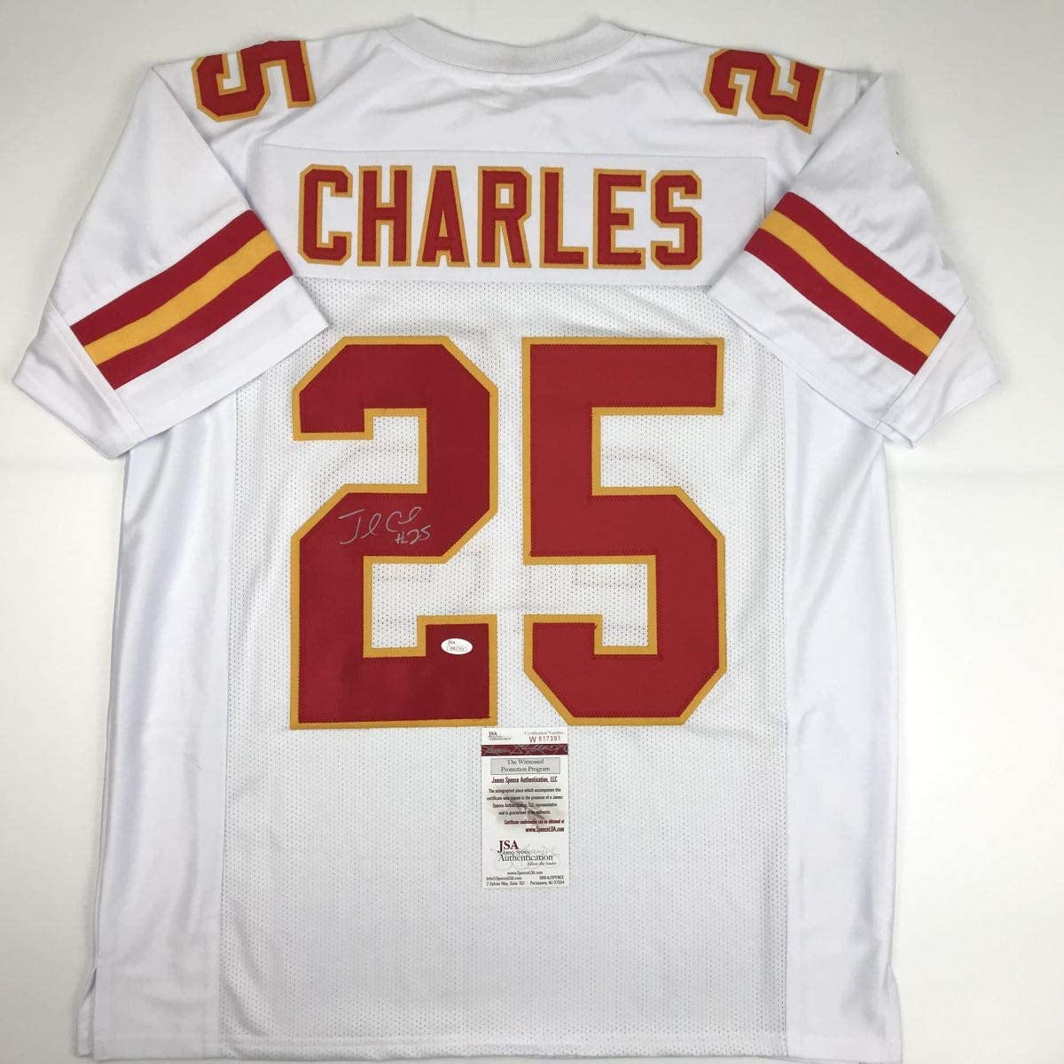 autographed-signed-jamaal-charles-kansas-city-white-football-jersey-jsa-coa