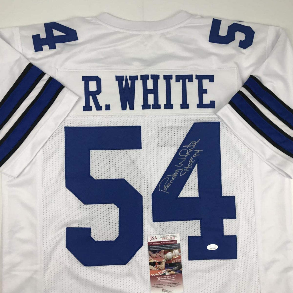autographed-signed-randy-white-hof-94-dallas-white-football-jersey-jsa-coa