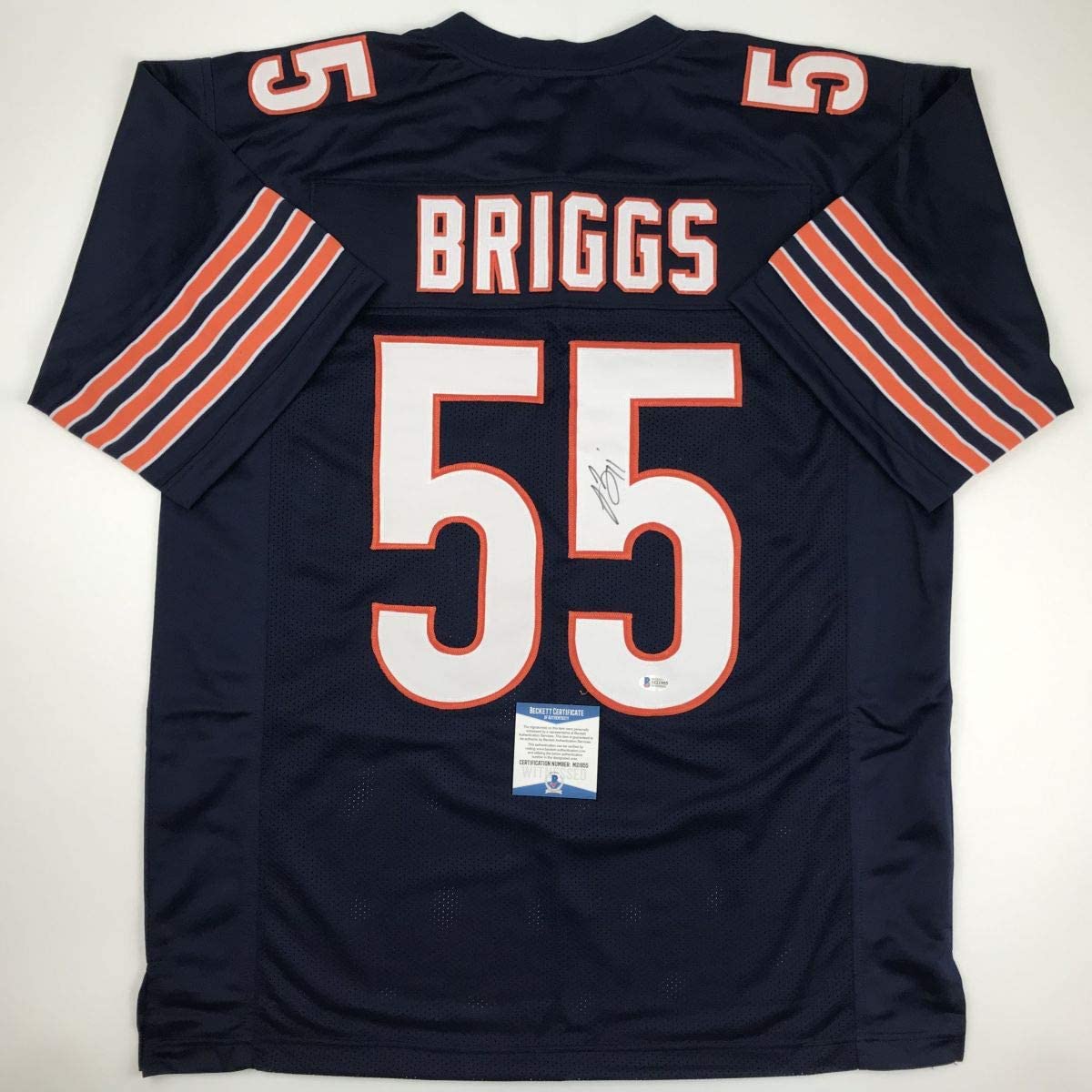 autographed-signed-lance-briggs-chicago-blue-football-jersey-beckett-bas-coa