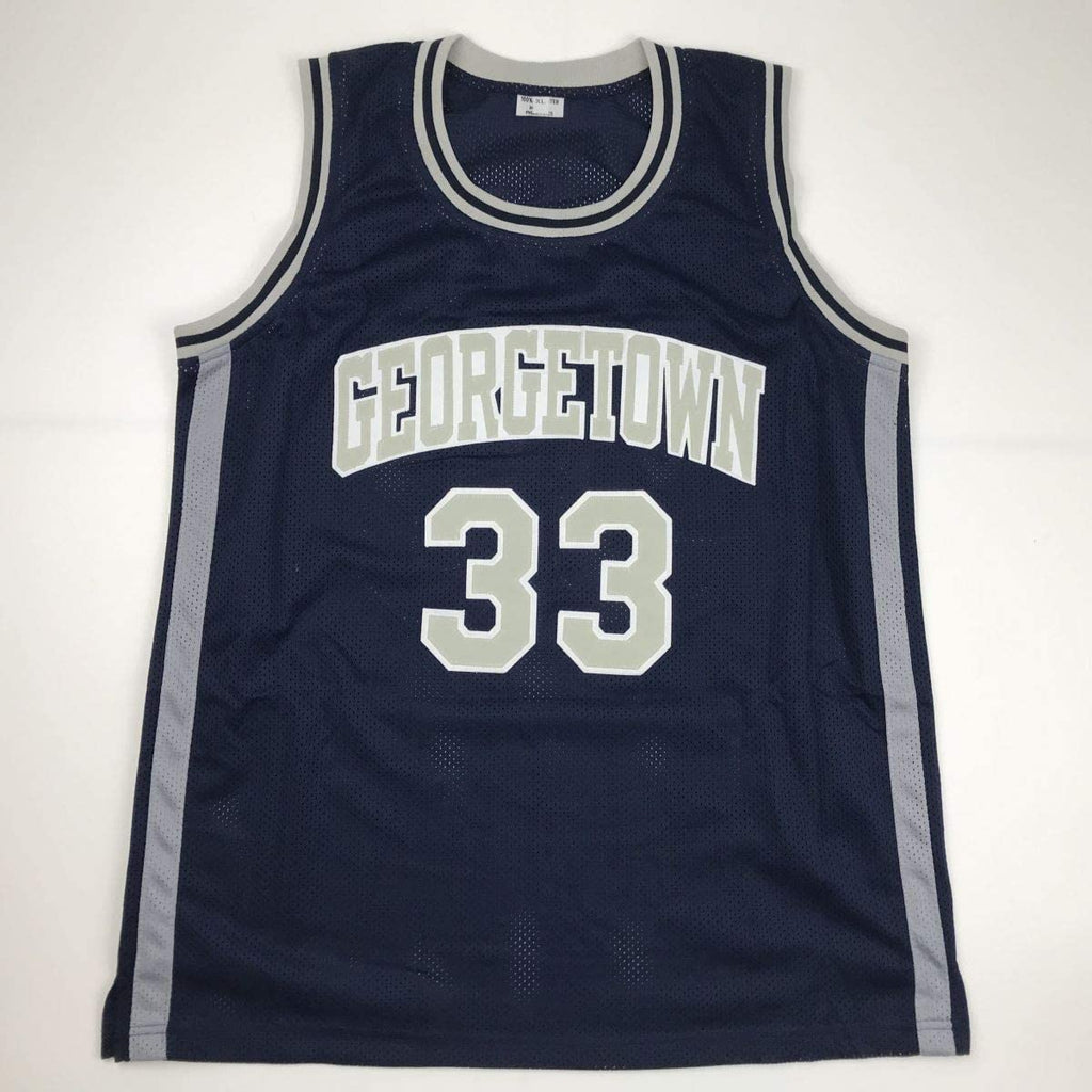 autographed-signed-alonzo-mourning-georgetown-blue-college-basketball-jersey-jsa-coa