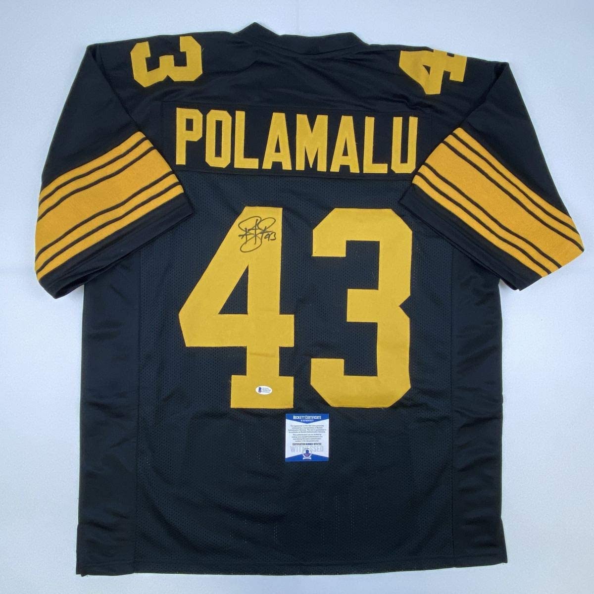 autographed-signed-troy-polamalu-pittsburgh-color-rush-football-jersey-beckett-bas-coa