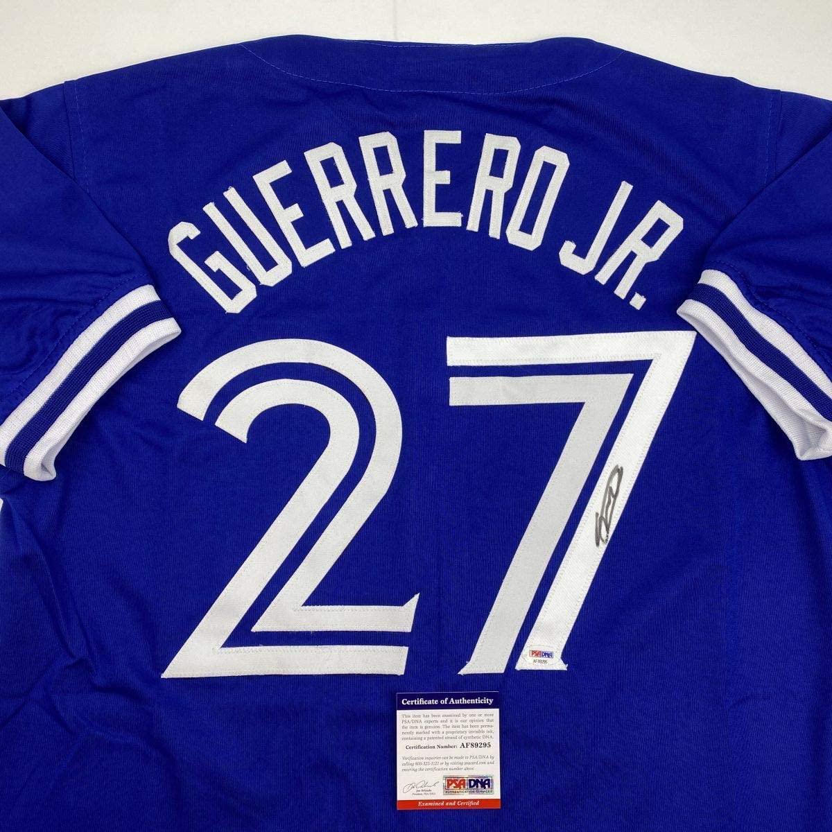 autographed-signed-vladimir-vlad-guerrero-jr-toronto-blue-baseball-jersey-psa-dna-coa