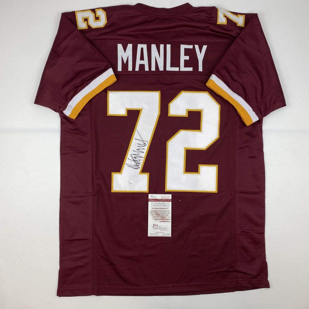 autographed-signed-dexter-manley-washington-burgundy-football-jersey-jsa-coa