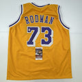 autographed-signed-dennis-rodman-los-angeles-la-yellow-basketball-jersey-jsa-coa-2