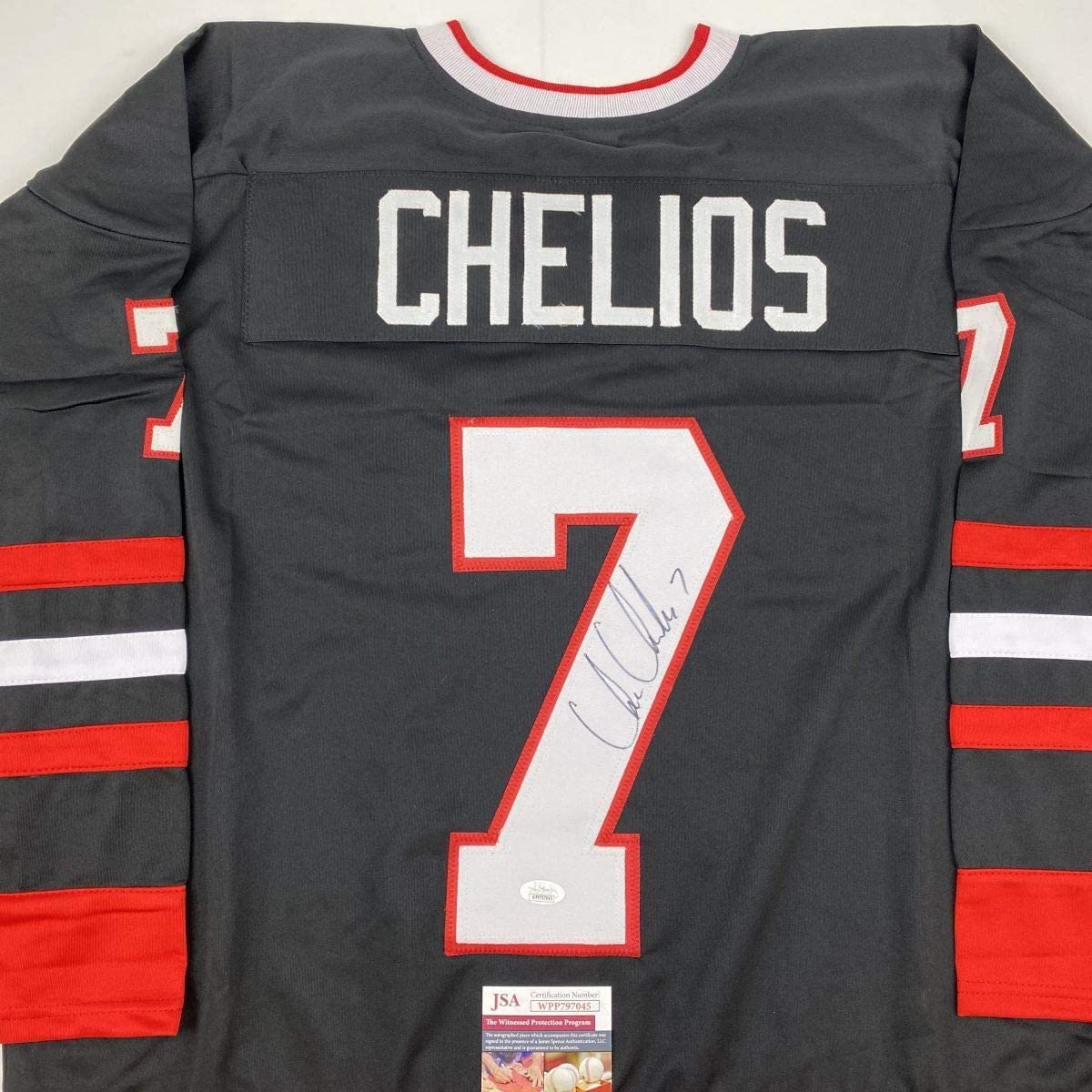 autographed-signed-chris-chelios-chicago-black-hockey-jersey-jsa-coa