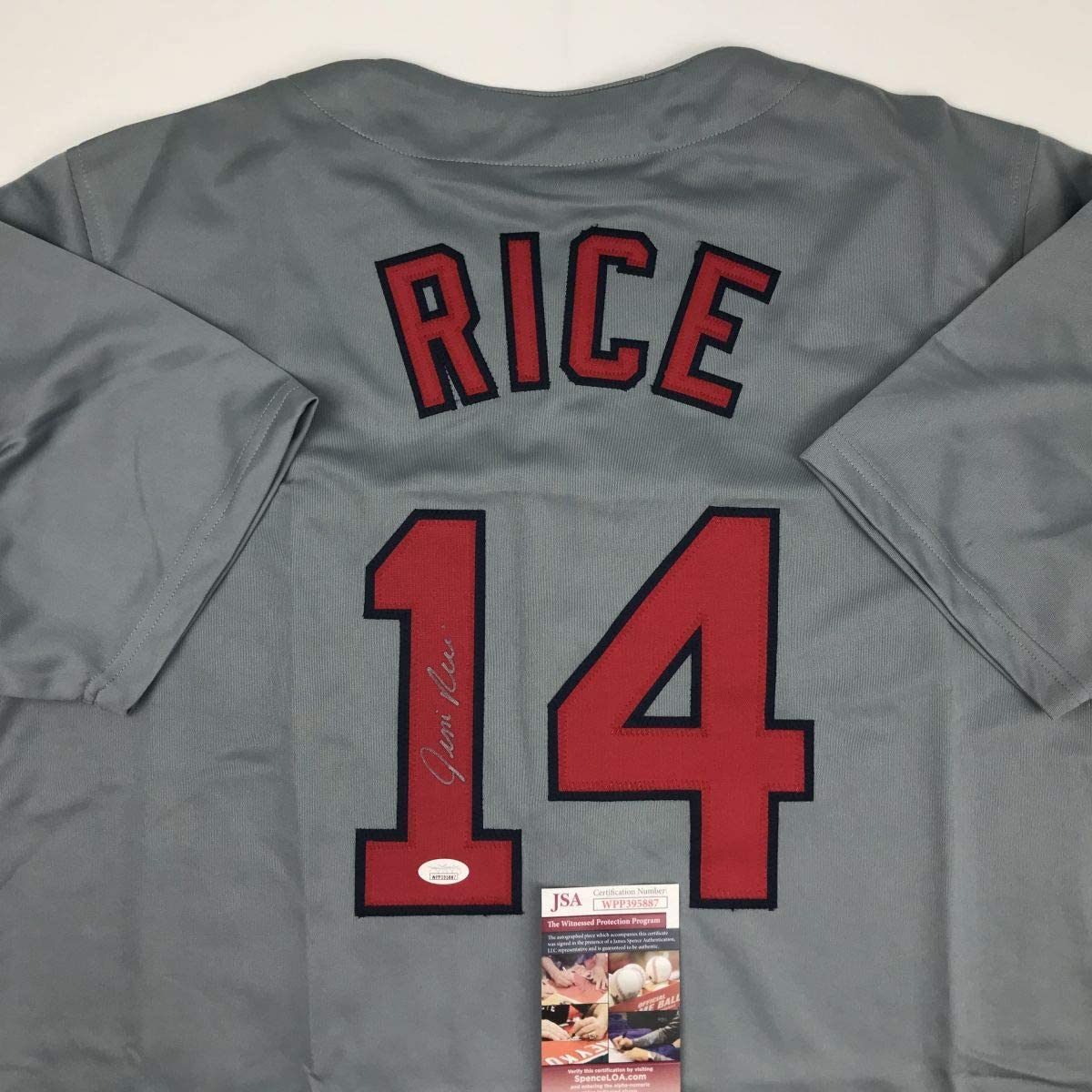 autographed-signed-jim-rice-boston-grey-baseball-jersey-jsa-coa