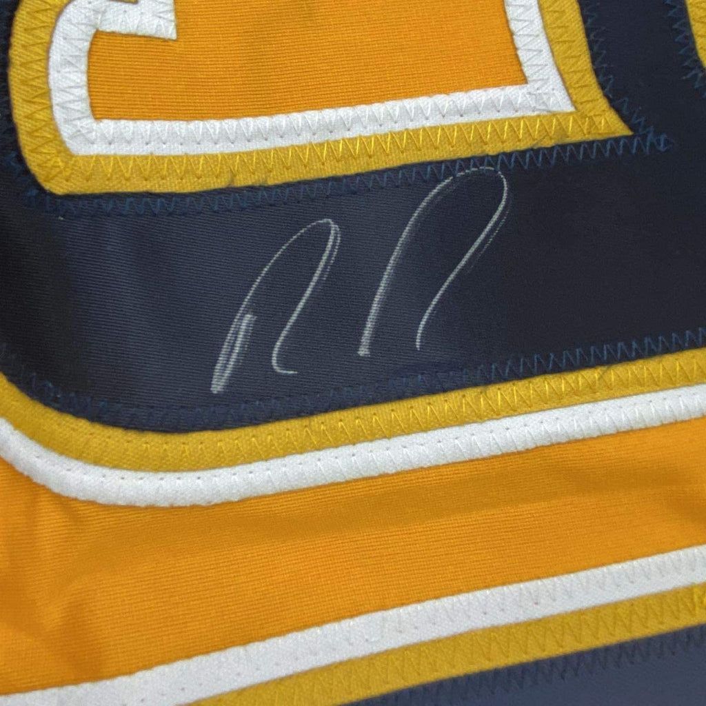 autographed-signed-ryan-johansen-nashville-yellow-hockey-jersey-psa-dna-coa