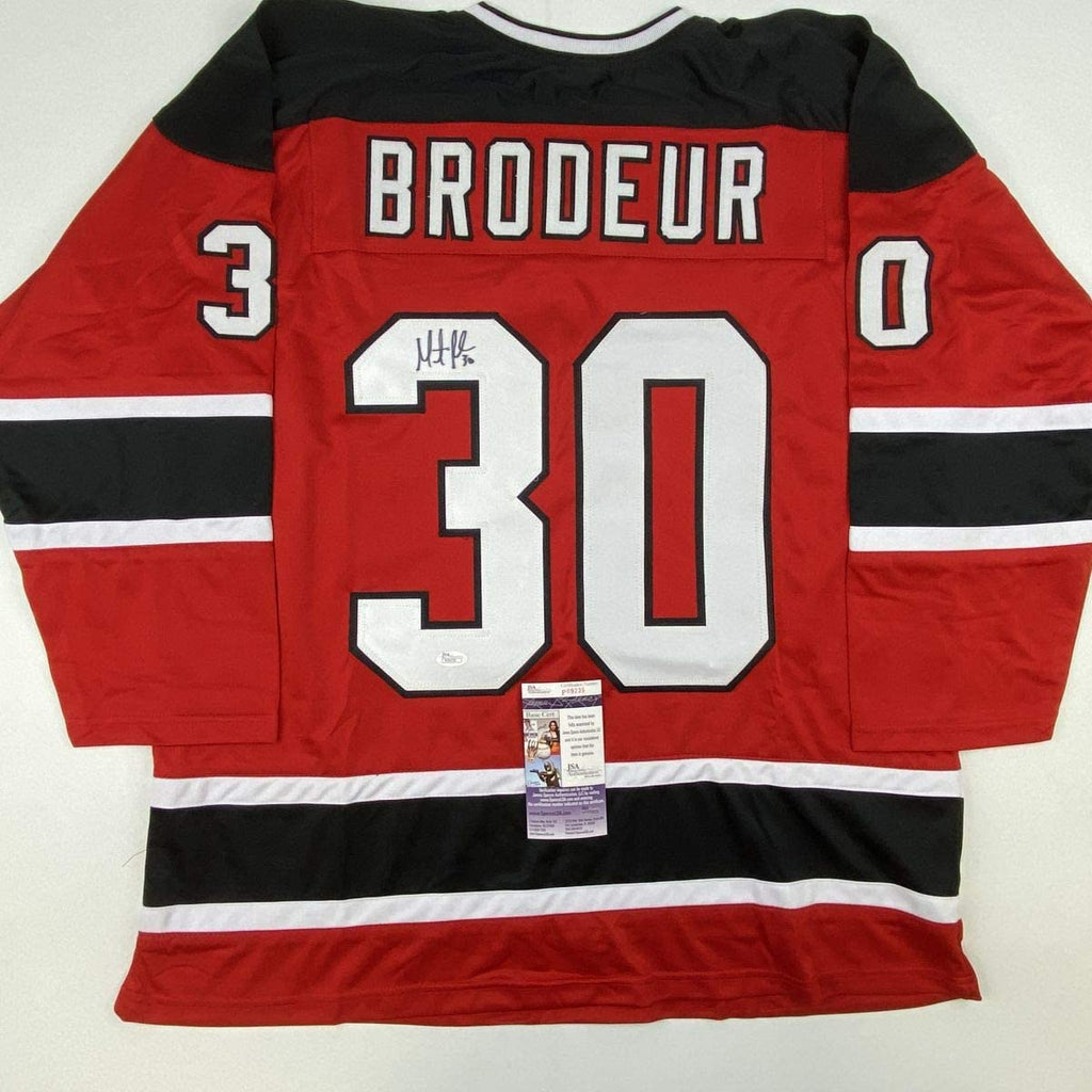autographed-signed-martin-marty-brodeur-new-jersey-red-hockey-jersey-jsa-coa