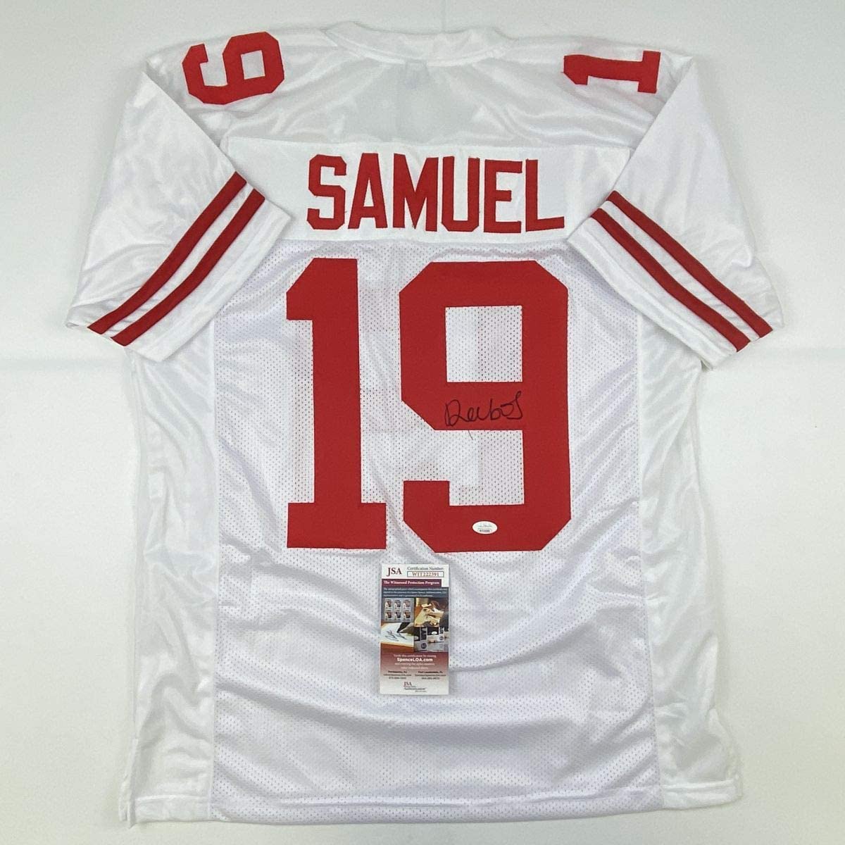autographed-signed-deebo-samuel-san-francisco-white-football-jersey-jsa-coa