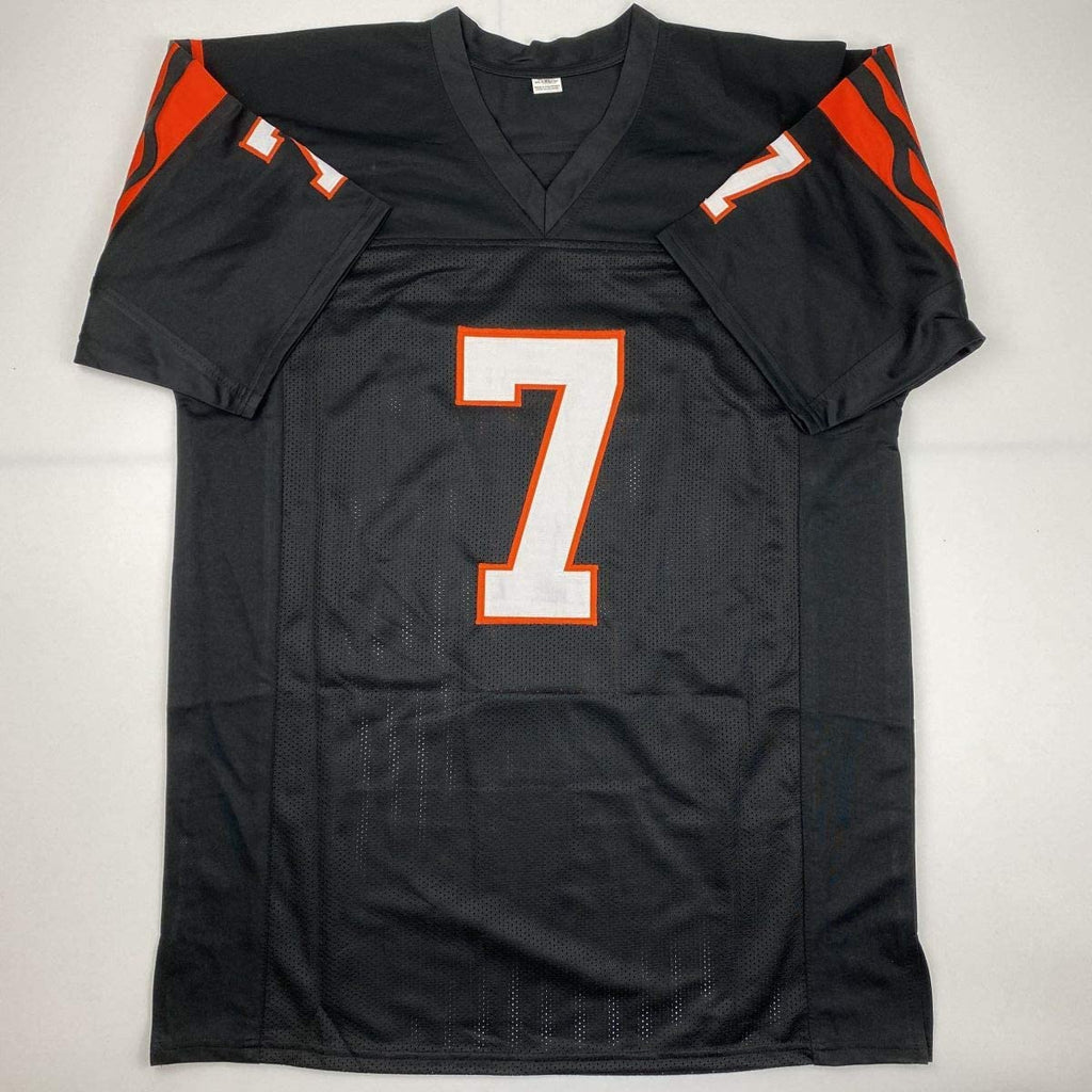 autographed-signed-boomer-esiason-cincinnati-black-football-jersey-jsa-coa
