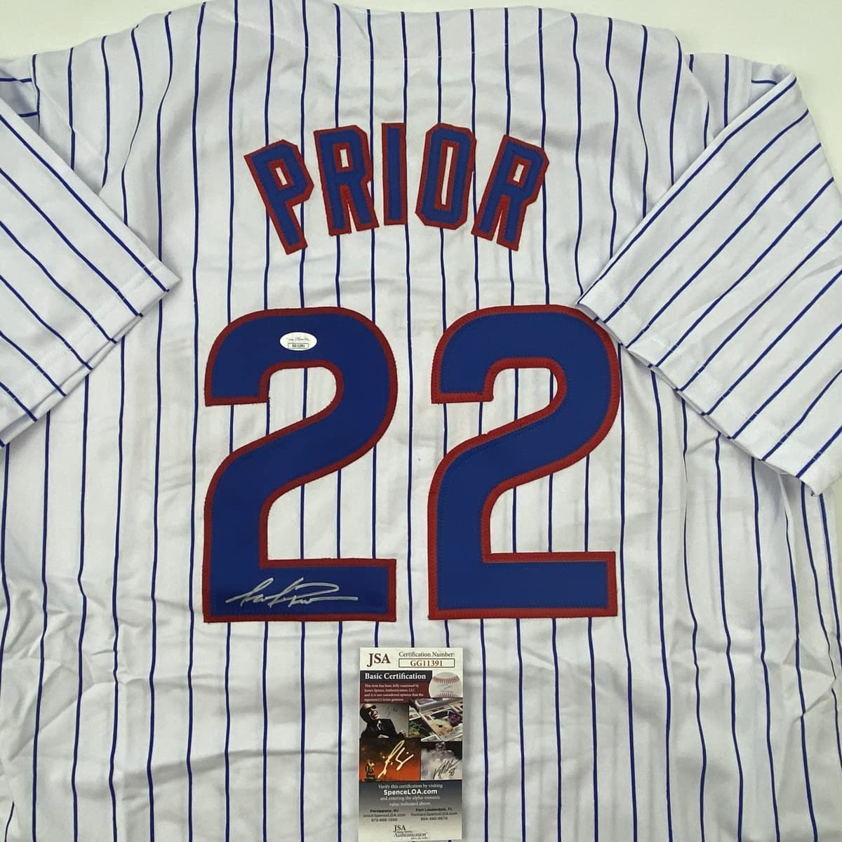 autographed-signed-mark-prior-chicago-pinstripe-baseball-jersey-jsa-coa