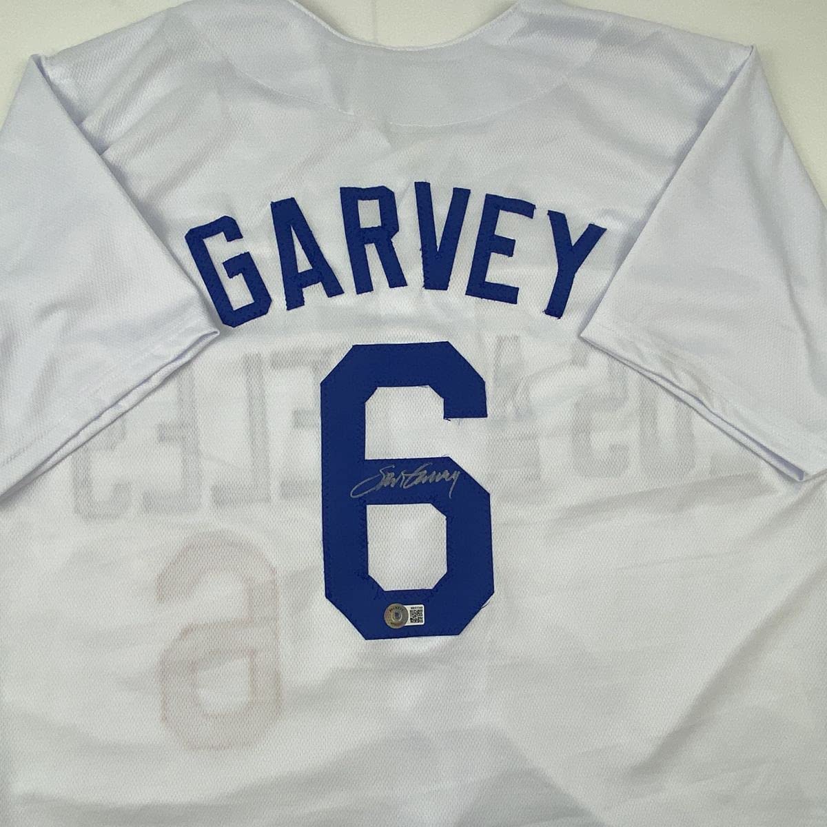 autographed-signed-steve-garvey-los-angeles-la-white-baseball-jersey-beckett-bas-coa