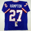 autographed-signed-rodney-hampton-new-york-blue-football-jersey-jsa-coa