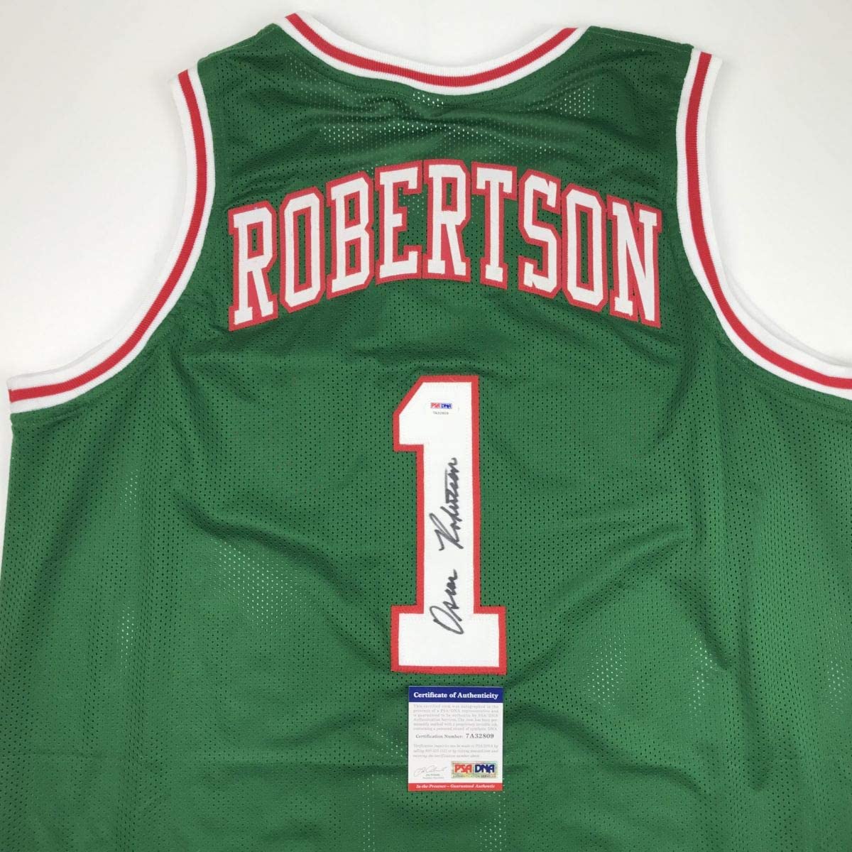 autographed-signed-oscar-robertson-milwaukee-green-basketball-jersey-psa-dna-coa