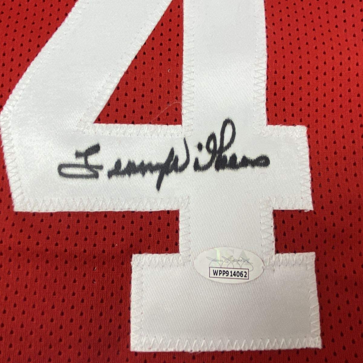 autographed-signed-lenny-wilkens-st-louis-red-basketball-jersey-jsa-coa